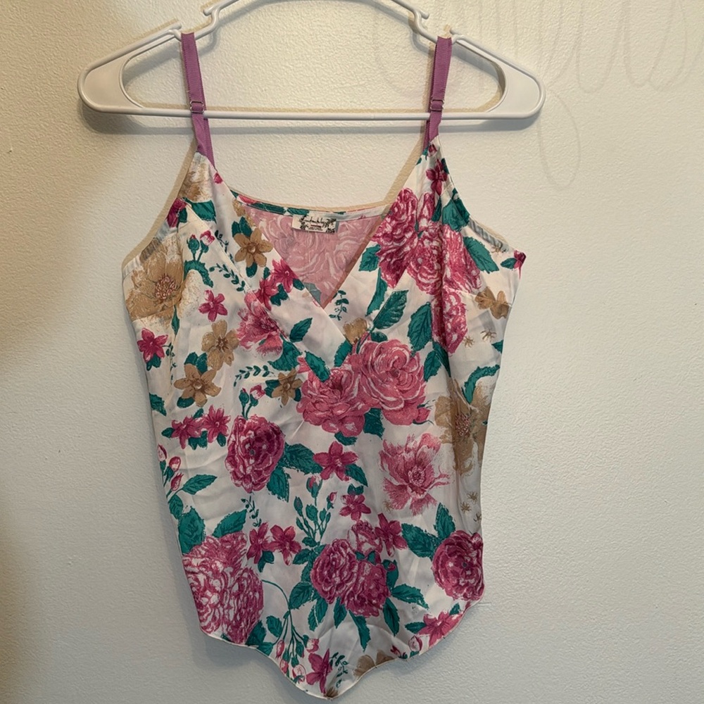 NWT Free people intimately flowered Tank